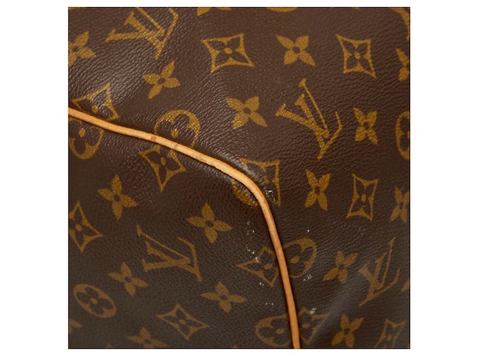Borsa Boston Louis Vuitton Monogram Keepall 55 Marrone - vista 5