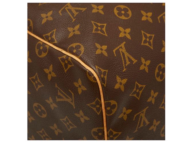 Borsa Boston Louis Vuitton Monogram Keepall 55 Marrone - vista 7
