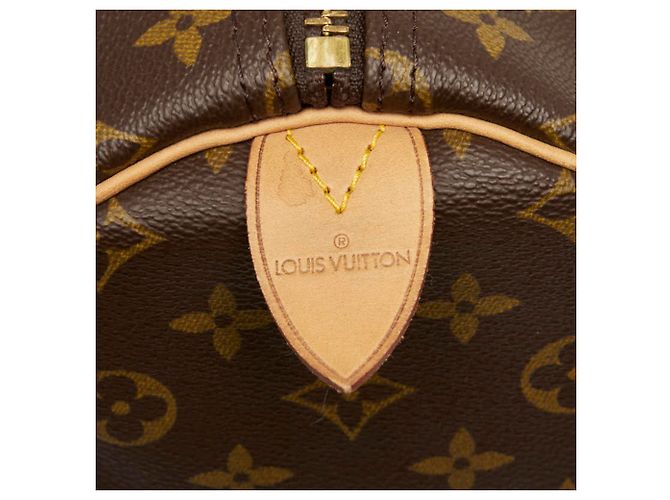 Borsa Boston Louis Vuitton Monogram Keepall 55 Marrone - vista 8