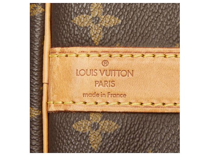 Louis Vuitton Monogram Keepall Bandoulière 60 Marrone - vista 10
