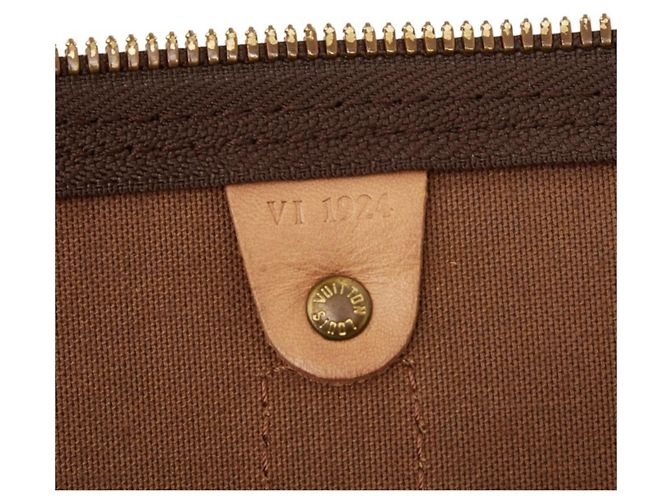 Louis Vuitton Monogram Keepall Bandoulière 60 Marrone - vista 11