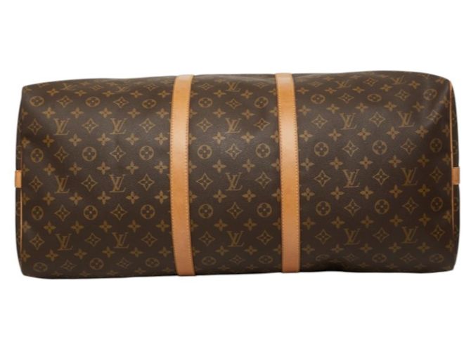 Louis Vuitton Monogram Keepall Bandoulière 60 Marrone - vista 3