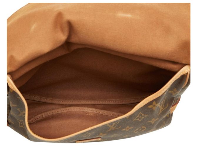 Borsa a tracolla Louis Vuitton Monogram Saumur 30 Marrone - vista 11