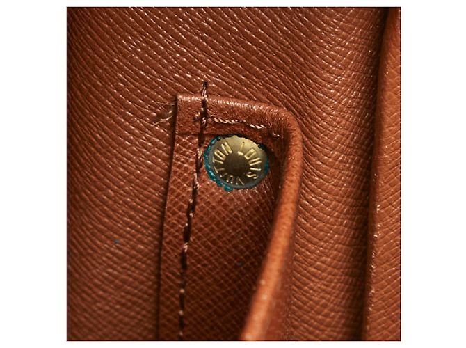 Borsa a tracolla Louis Vuitton Monogram Cartouchiere GM Marrone - vista 12