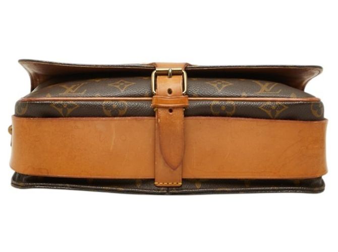 Borsa a tracolla Louis Vuitton Monogram Cartouchiere GM Marrone - vista 3