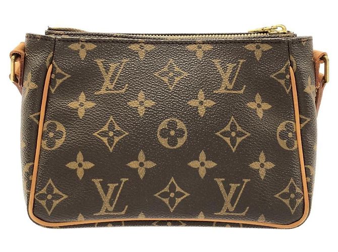 Borsa a tracolla Louis Vuitton Monogram Viva Cite M51165 Marrone - vista 2