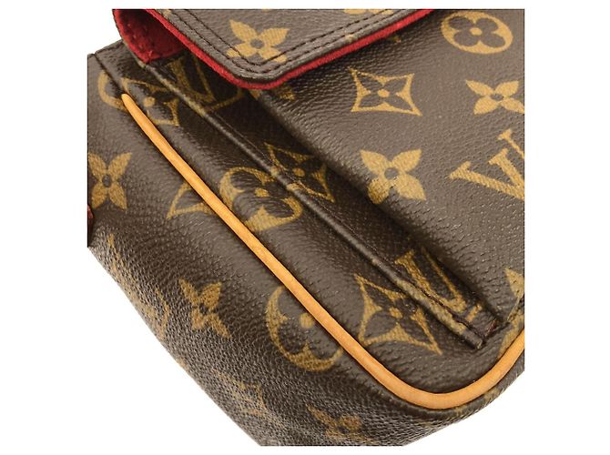 Borsa a tracolla Louis Vuitton Monogram Viva Cite M51165 Marrone - vista 5