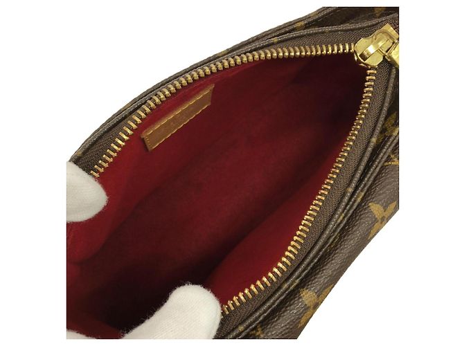 Borsa a tracolla Louis Vuitton Monogram Viva Cite M51165 Marrone - vista 9