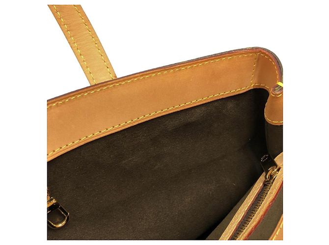 Borsa Louis Vuitton Monogram Wilshire PM Marrone - vista 10