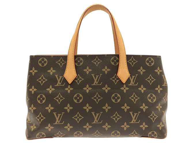 Borsa Louis Vuitton Monogram Wilshire PM Marrone - vista 2