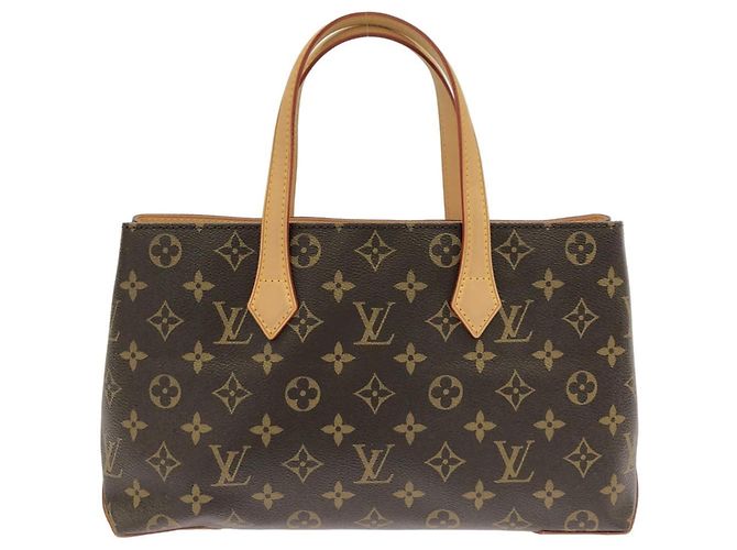 Borsa Louis Vuitton Monogram Wilshire PM Marrone - vista 2