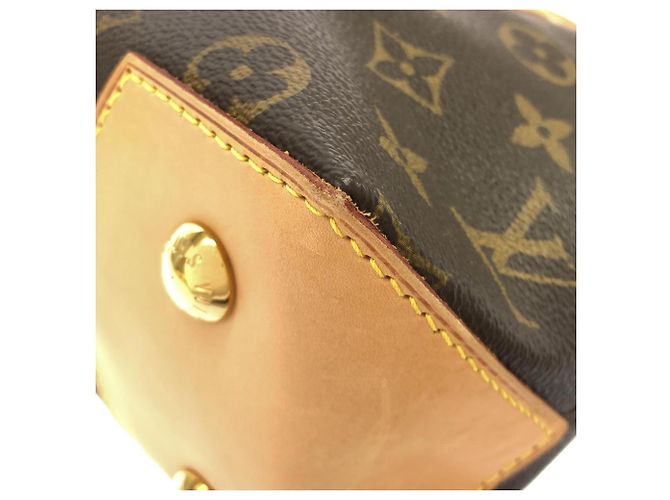 Borsa Louis Vuitton Monogram Wilshire PM Marrone - vista 3
