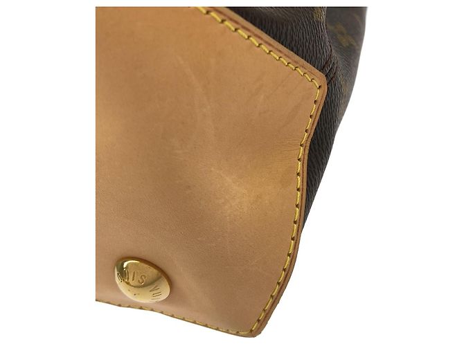 Borsa Louis Vuitton Monogram Wilshire PM Marrone - vista 4