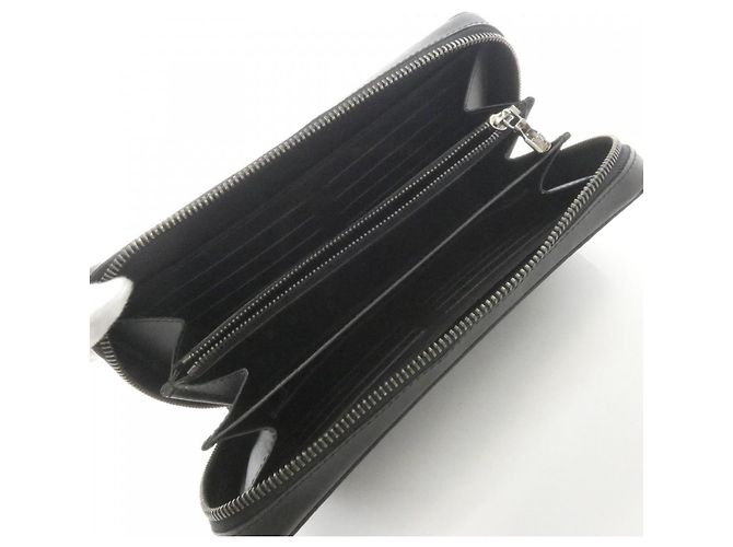 Louis Vuitton Monogram Eclipse Zippy XL Wallet Black - view 6