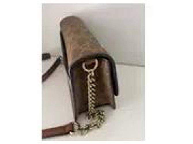 Borsa a tracolla Karl Lagerfeld monogramma floreale Marrone - vista 5