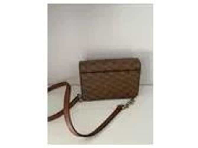 Borsa a tracolla Karl Lagerfeld monogramma floreale Marrone - vista 6