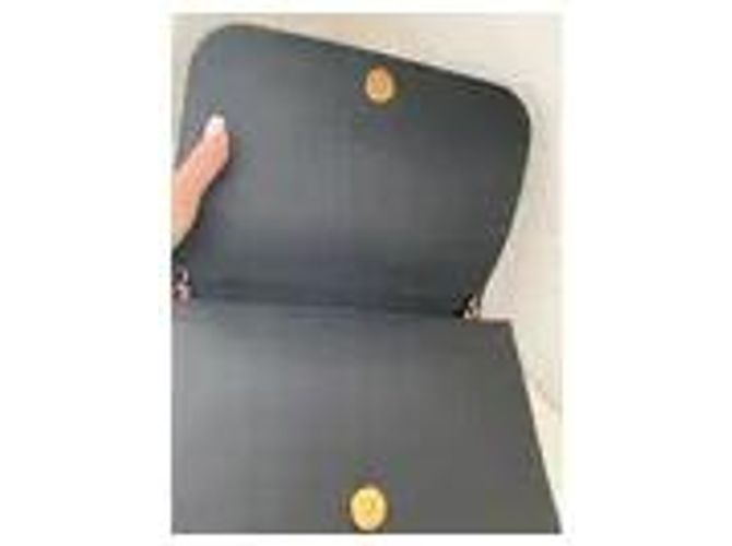 Medusa Borsa a tracolla Versace in pelle nera e beige Nero - vista 8