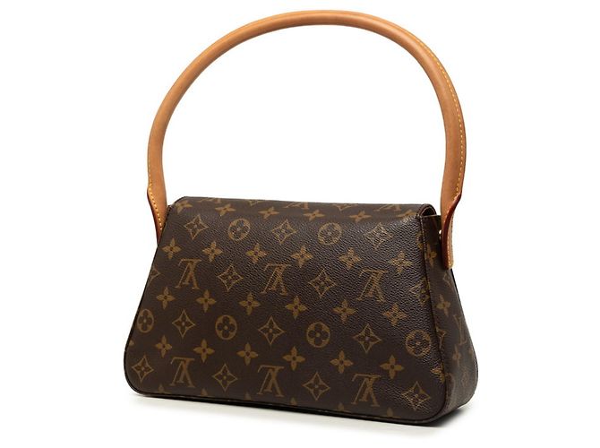 Bolsa Louis Vuitton Monogram Mini Looping Marrom - vista 2