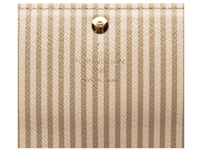 Louis Vuitton Damier Portefeuille Sarah Long Wallet Marrone - vista 6