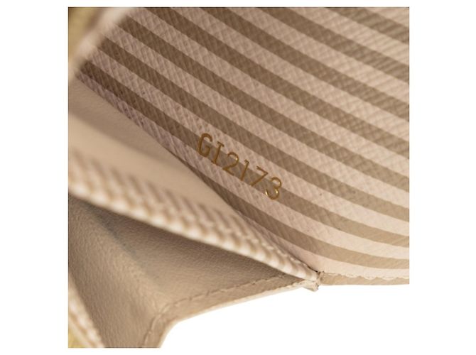 Louis Vuitton Damier Portefeuille Sarah Long Wallet Marrone - vista 7