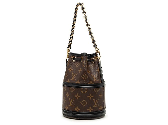 Louis Vuitton Monogram Canoe Handtasche Braun Schwarz - Ansicht 2