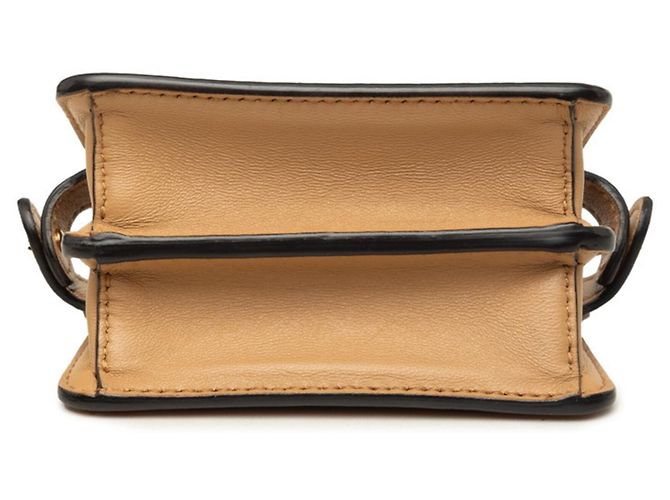 Borsa Fendi Peekaboo I.U Micro Beige - vista 3