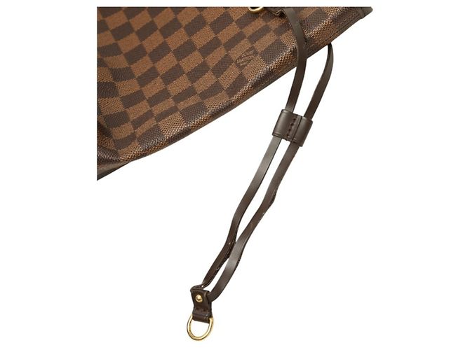 Borsa Tote Louis Vuitton Damier Neverfull GM Marrone - vista 13