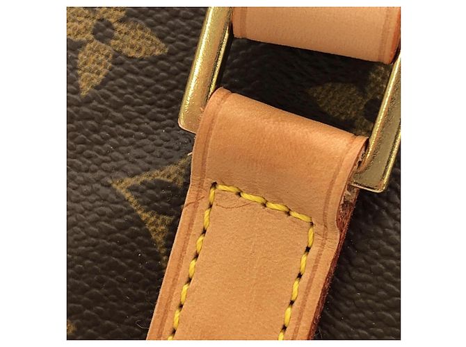 Borsa Louis Vuitton Monogram Cabas Piano Marrone - vista 4