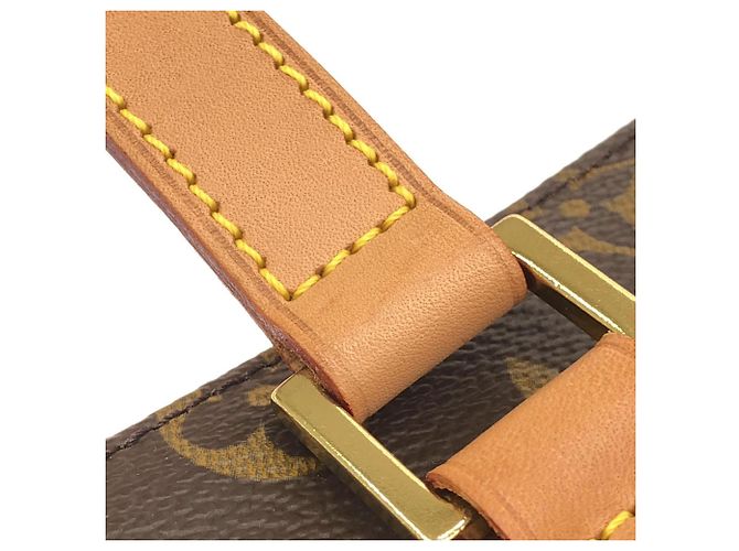 Borsa Louis Vuitton Monogram Cabas Piano Marrone - vista 5