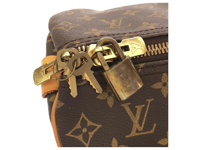 Louis Vuitton Monogram Keepall Boston Tasche Braun - Ansicht 5