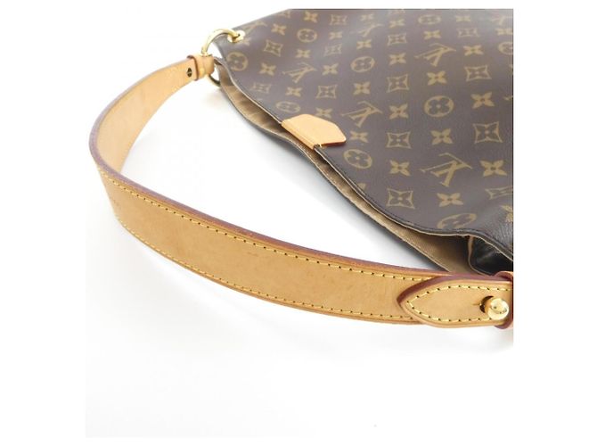 Borsa a tracolla Louis Vuitton Monogram Graceful PM M43701 Marrone Beige - vista 6