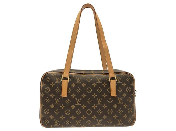 Borsa a tracolla Louis Vuitton Monogram Cite GM Marrone - vista 2