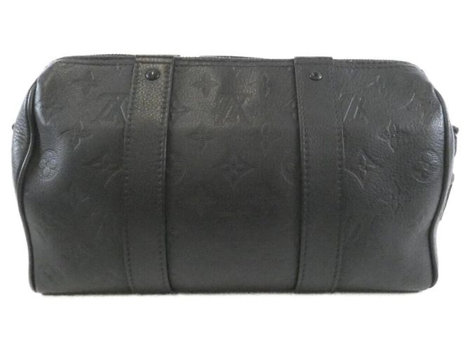 Louis Vuitton Monogram Shadow City Keepall Noir - vue 2