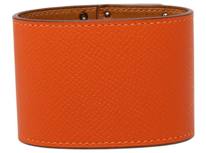 Hermès Bracciale Hermes Kelly Dog Extreme Argento Arancione - view 3