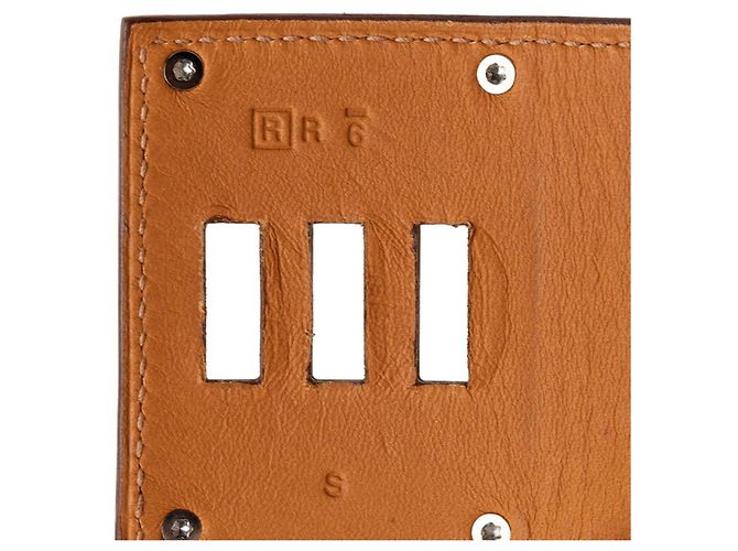 Hermès Bracciale Hermes Kelly Dog Extreme Argento Arancione - view 6