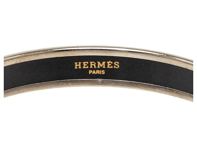 Brazalete Hermès Email PM Caleche Plata Naranja - vista 4