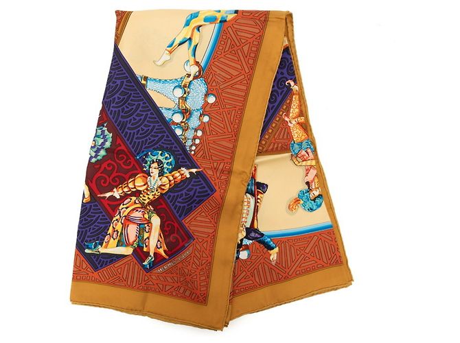Hermès Hermes Carre 90 LES BALLETS RUSSES Seidentuch Mehrfarben - Ansicht 2