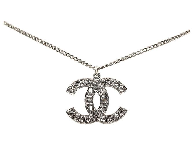 Collana con pendente Chanel Coco Mark 100th Anniversary Argento - vista 2