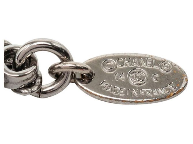 Collana con pendente Chanel Coco Mark 100th Anniversary Argento - vista 4