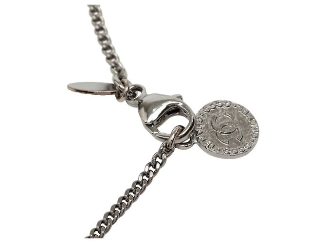 Collana con pendente Chanel Coco Mark 100th Anniversary Argento - vista 5