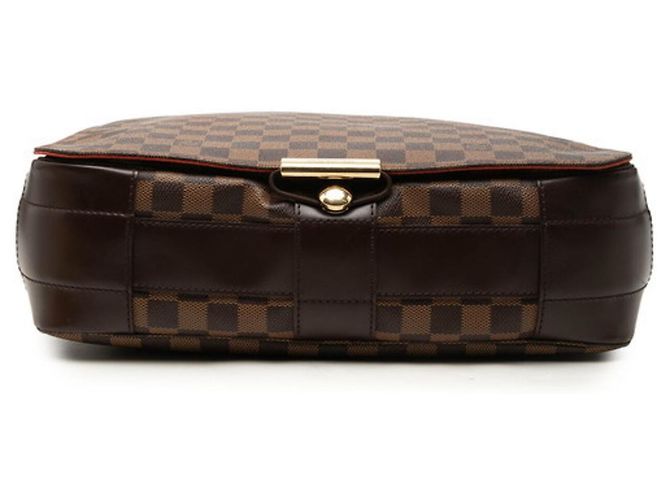 Borsa a tracolla Louis Vuitton Damier Bastille Marrone - vista 3