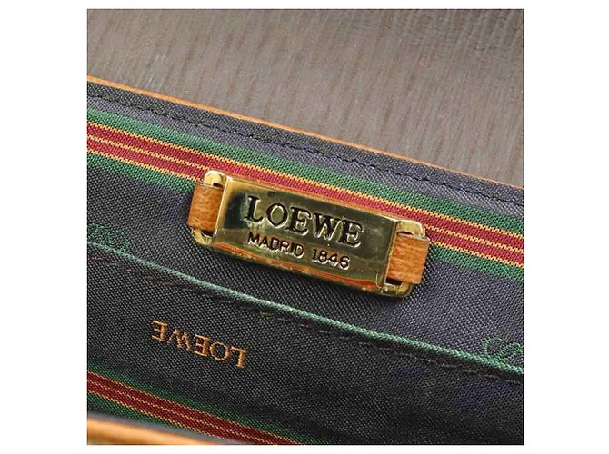 Borsa a mano Loewe in pelle marrone - vista 16