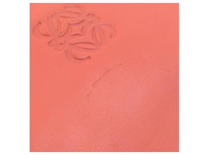 Borsa a mano/Tote in pelle rosa salmone Loewe - vista 11