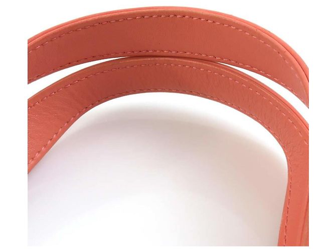 Borsa a mano/Tote in pelle rosa salmone Loewe - vista 14