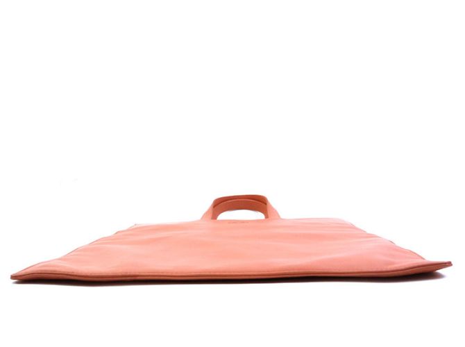 Borsa a mano/Tote in pelle rosa salmone Loewe - vista 4