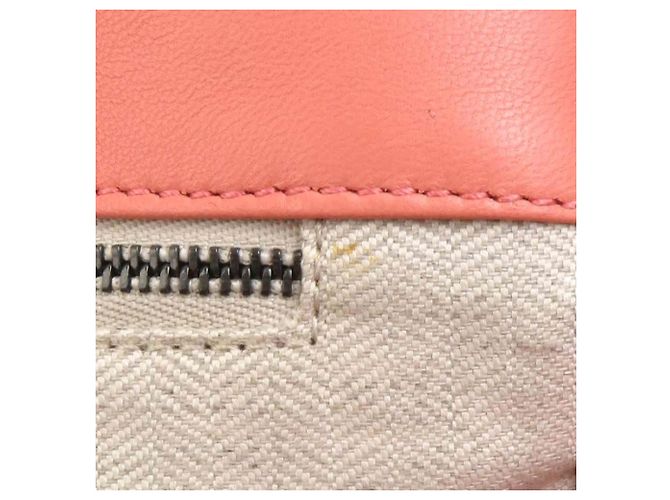 Borsa a mano/Tote in pelle rosa salmone Loewe - vista 7
