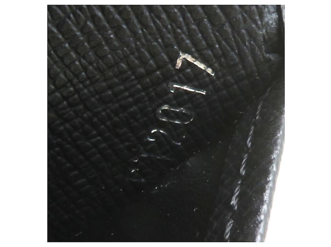 Louis Vuitton Bi-fold Wallet in Taiga Leather Black - view 7