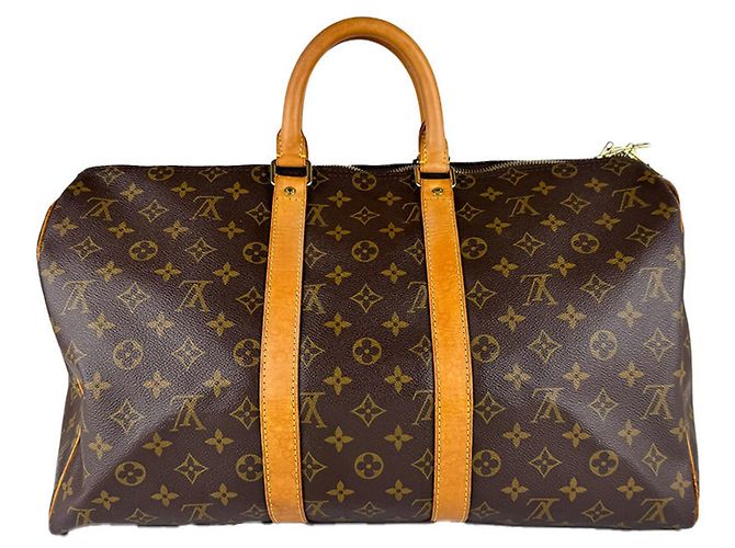 Louis Vuitton Keepall 45 Boston Bag Brown Monogram - view 3
