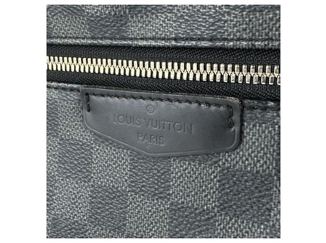Zaino Louis Vuitton Damier Graphite Josh Nero Damier ebene - vista 11