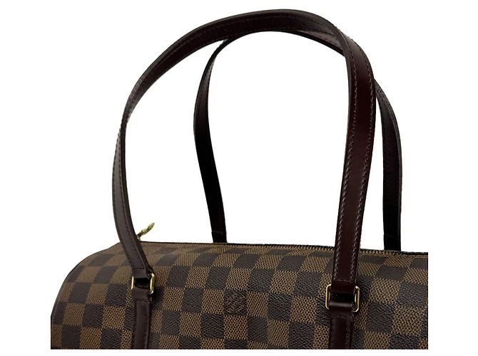 Borsa Louis Vuitton Damier Papillon Marrone Damier ebene - vista 10
